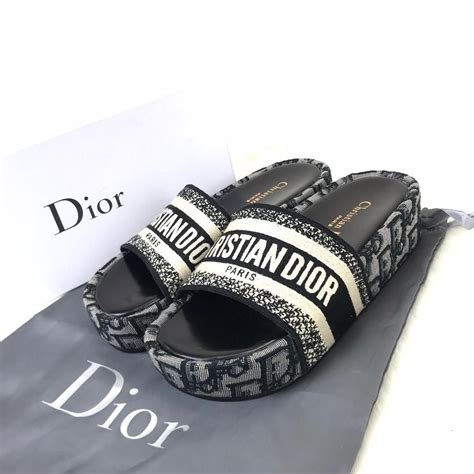 christian dior wedge slides.